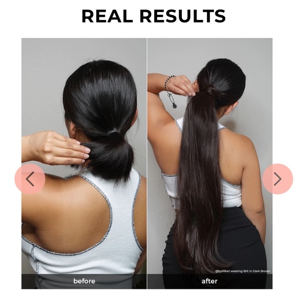 INH 26” Ponytail Hair Extensions Jet Black -2 Available! - Picture 11 of 15